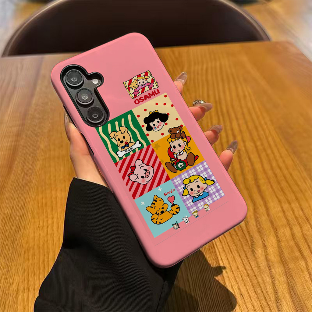 Samsung Galaxy S24 Ultra, S25 Plus, S23, S22, S20 5G และ S21FE Retro Floral Phone Case - Soft Back S