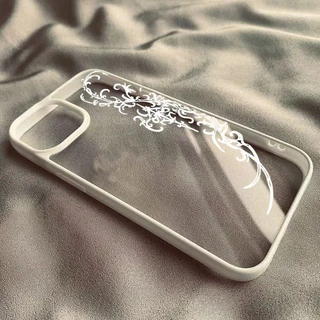 Gothic Cross Vine โปร่งใสเคสโทรศัพท์สําหรับ Samsung A06 A26 A55 A56 A35 A54 A36 A05S A15 A16 A12 A52 A34 5G A32 กันกระแทก