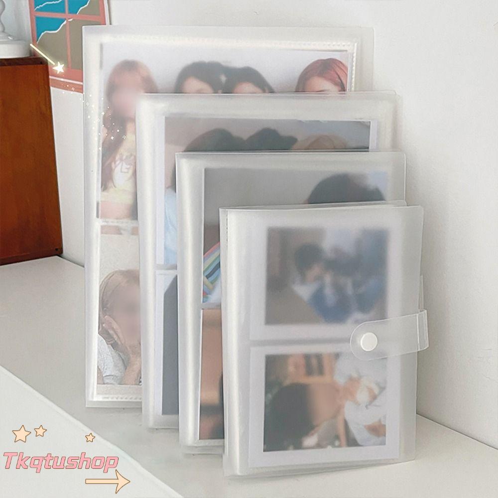 IMIHAN1 อัลบั้มภาพ, ที่ใส่การ์ดรูปภาพ PVC โปร่งใส, Creative 80/160 ช่อง 3/4/5/6 นิ้วรวบรวมหนังสือ Photocard Holder Idol Star