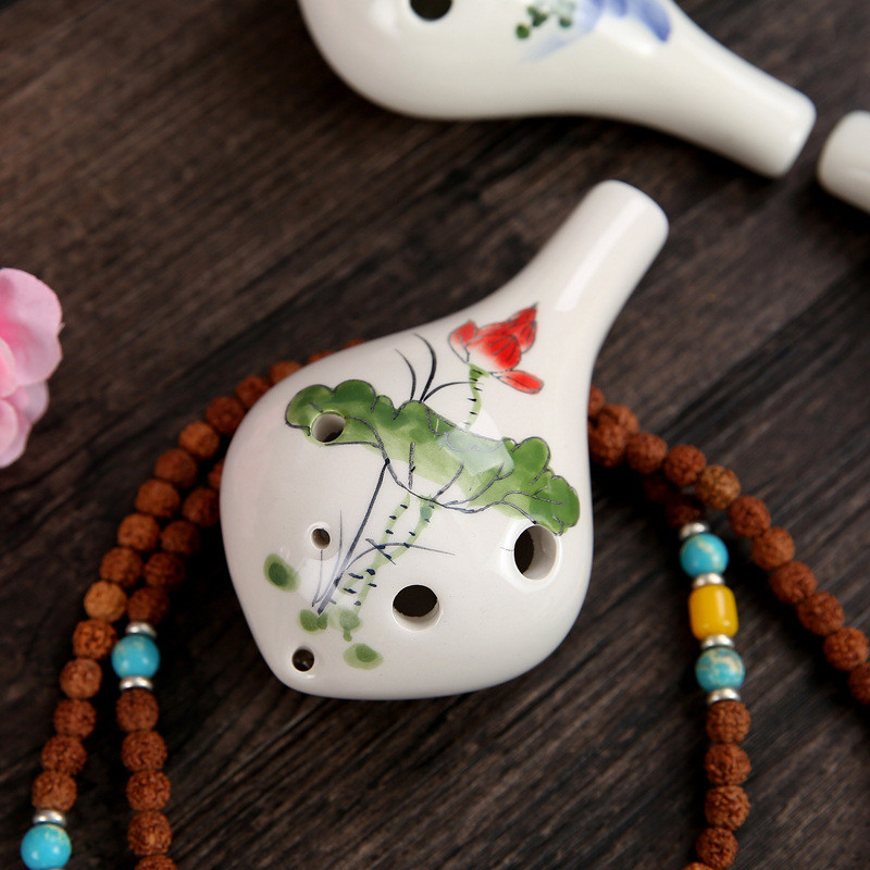 [สินค้าใหม่] Six-Hole Ocarina Hole Teaching Ocarina เหมาะสําหรับร้านเปียโนโรงเรียนการสอน Hole Alto O