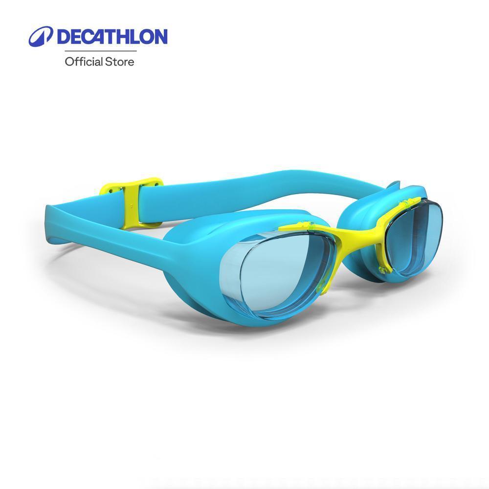 Decathlon Swimming Goggles Xbase - Clear Lenses - Kids’ Size แว่นตาว่ายน้ำรุ่น 100 Xbase ขนาด S - Blue