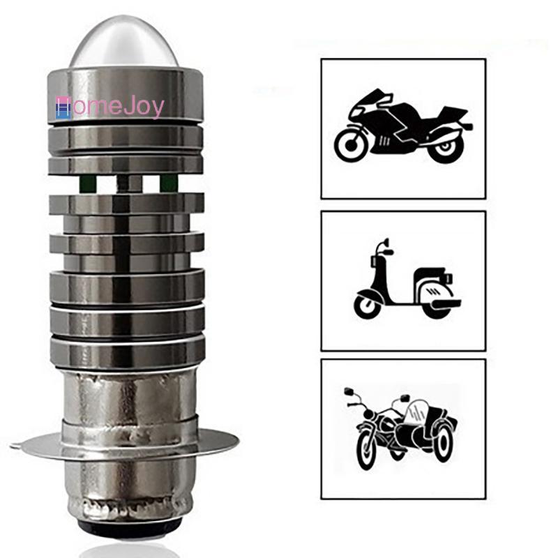 [HomeJoy-t] Universal 12V Dual Color ไฟหน้าหลอดไฟ P15D H6 PX15D LED ไฟหน้ารถจักรยานยนต์ H6 สกู๊ตเตอร