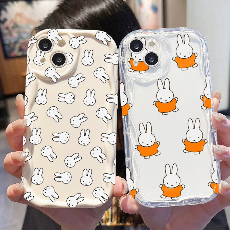 น่ารัก Miffy สําหรับ Samsung Galaxy S21 S20 Ultra Plus FE A12 A23 A22 A32 A31 A14 A02S A52 A72 5G เคสโทรศัพท์การ์ตูน INS ราคา ถูกที่สุด ดีลบีเคเค แกลเลอรีภาพที่ 6