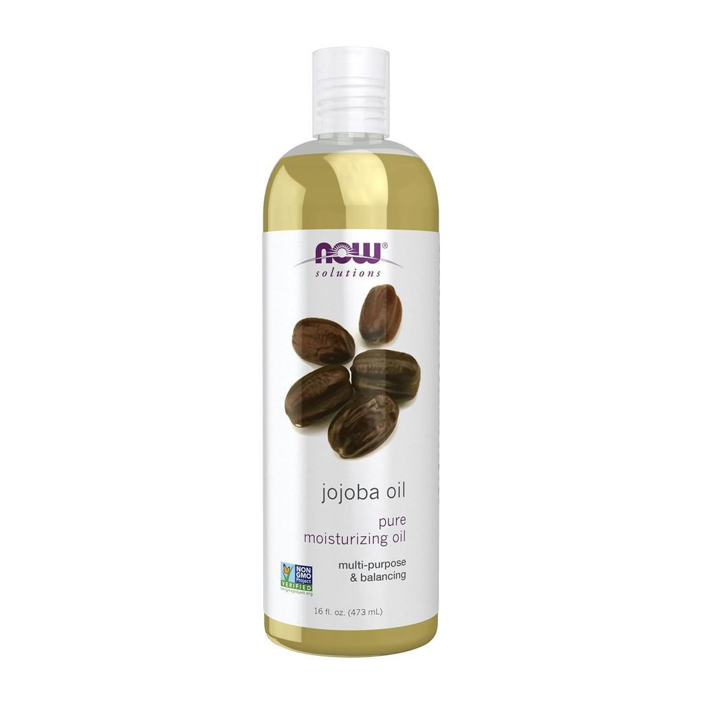 NOW Food Solutions,น้ํามัน Jojoba,100%ให้ความชุ่มชื้นบริสุทธิ์,น้ํามันอเนกประสงค์,เหมาะสําหรับ FaceH
