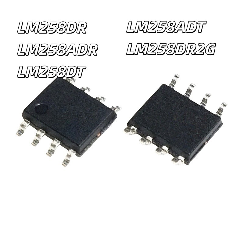 ยี่ห้อใหม่เดิม LM258DR ADR LM258DT ADT 258A LM258DR2G Patch SOP8