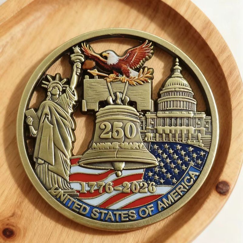 เหรียญที่ระลึกครบรอบ 250 ปี US Army Challenge เหรียญฟรีคอลเลกชันนาฬิกาเหรียญของขวัญของขวัญเล็กๆคอลเล
