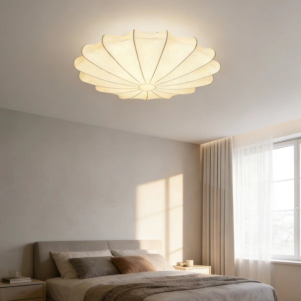 Silk Fabric Ceiling Lamp led Ceiling lights for bedroom, dining room, living room, guesthouse, hotel