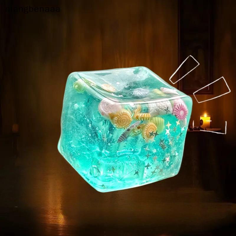 (niangbenaaa) 1 ชิ้นช้า Rise Squishy ของเล่นสําหรับเด็กและผู้ใหญ่ Taba Squishy ความเครียดลูกบอล Cube Ocean Sensory Fidget ของเล่นบีบผ่อนคลายของขวัญใหม่