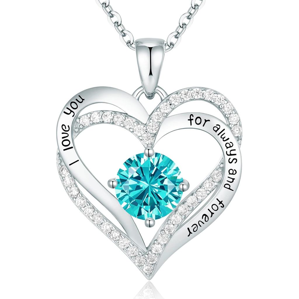 สร้อยคอหัวใจSterling Silver 925 ของขวัญวันสำคัญสำหรับผู้หญิง