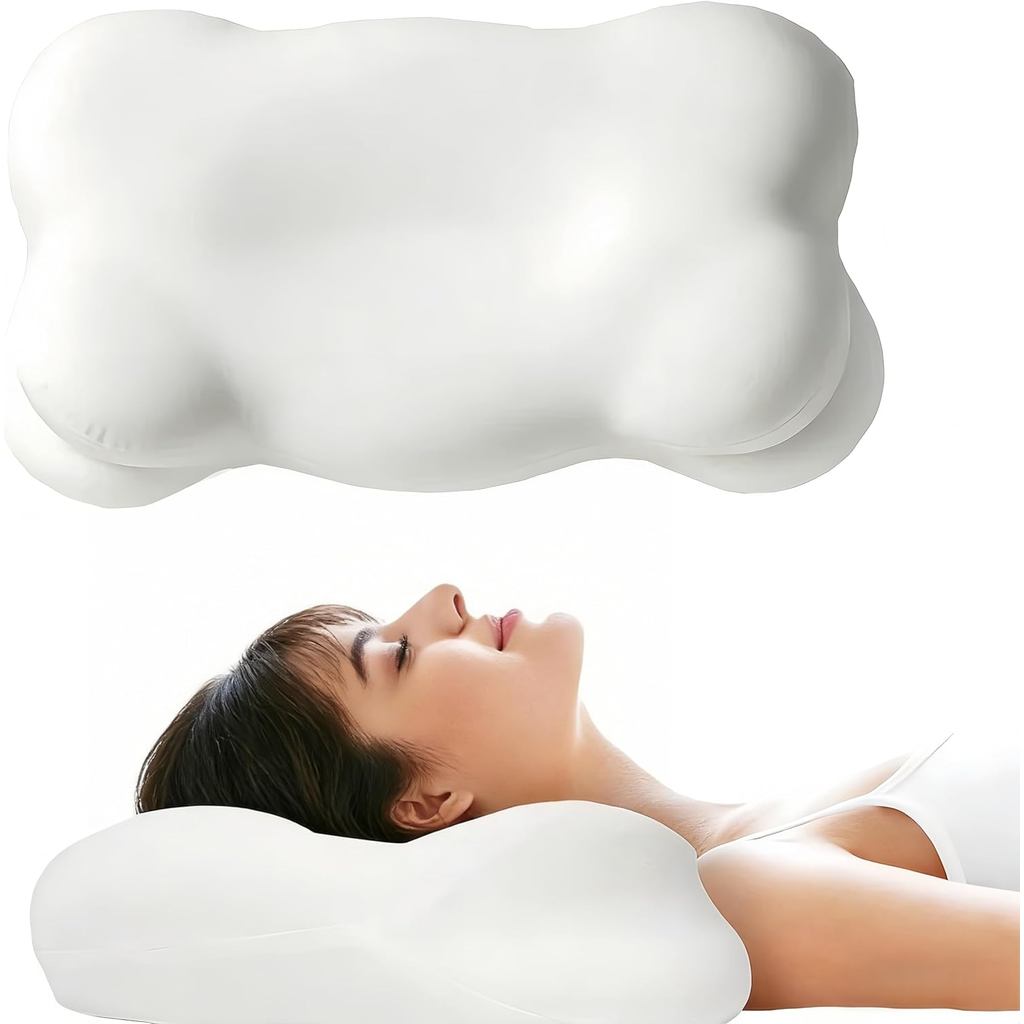 Mellow Cloud Align หมอนสําหรับ Sleepers ด้านข้าง - Ergonomic Cervical Memory Foam Bed หมอนสําหรับบรร