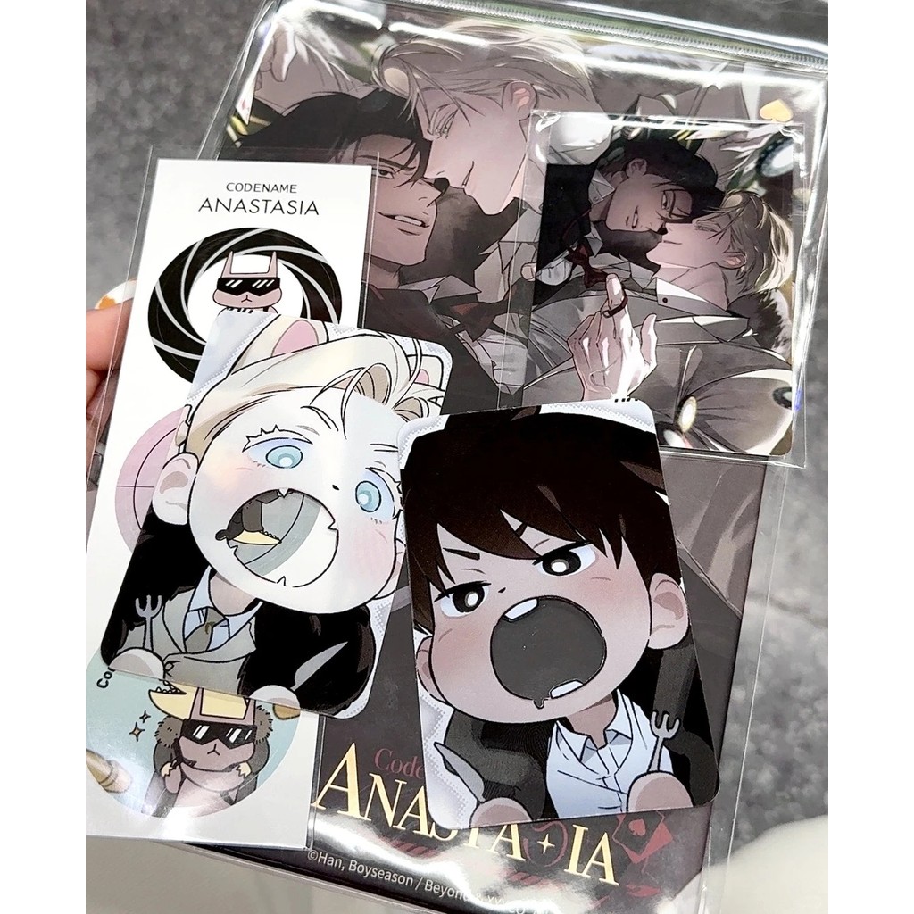 Dmithry การ์ดอะคริลิค Codename Anastasia การ์ดโปร่งใส Group Photo Card Collection พวงกุญแจ Prop Desktop Display Accessories