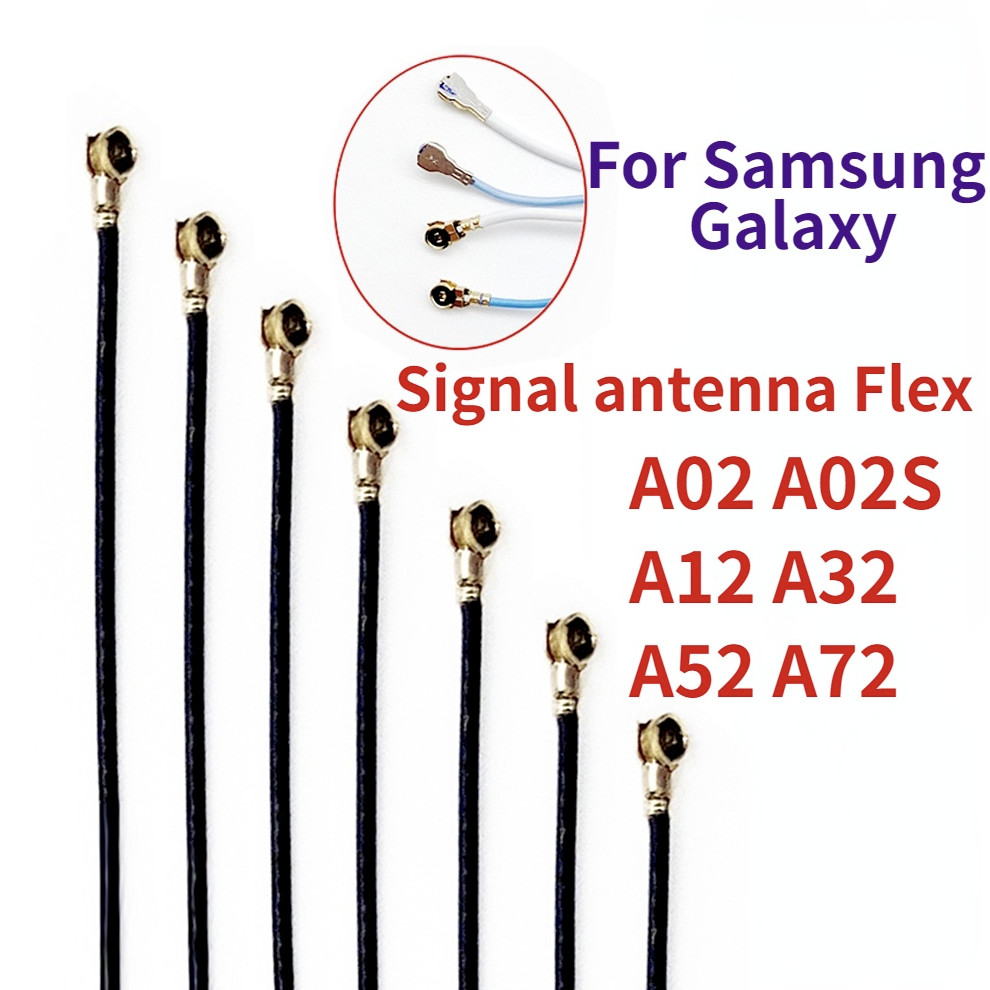 สัญญาณเสาอากาศริบบิ้น Flex สําหรับ Samsung Galaxy A02 A02S A12 A32 A52 A72 อะไหล่ทดแทน