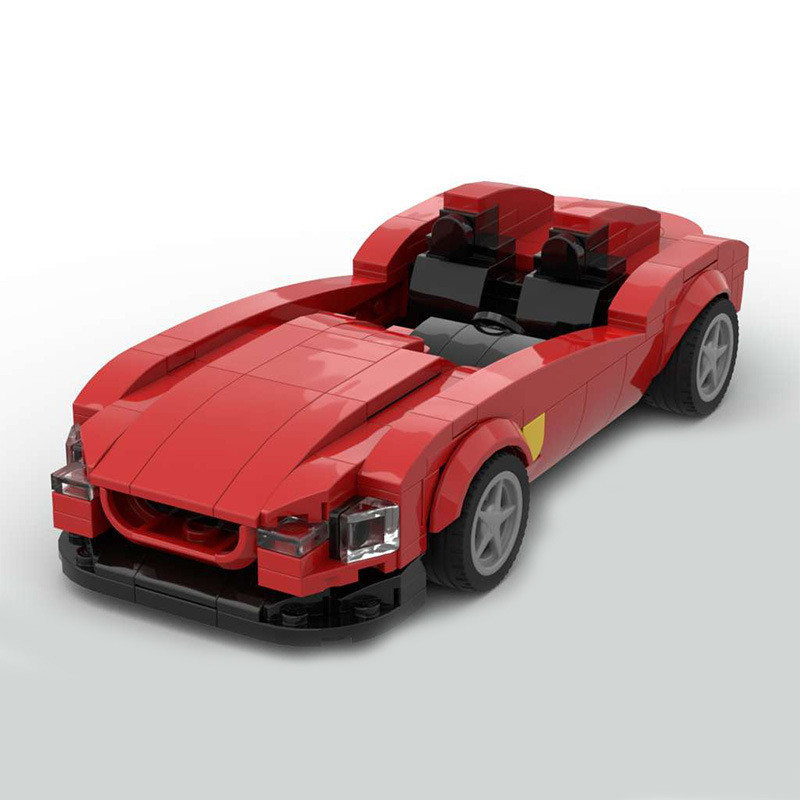 MOC-86869 บล็อกเข้ากันได้กับ LEGO ใช้งานร่วมกับ LEGO Ferrari Monza 8 ตารางรถ Supercar Assembly speed Series ของเล่น MOC-86869 บล็อกเข้ากันได้กับ LEGO20260411