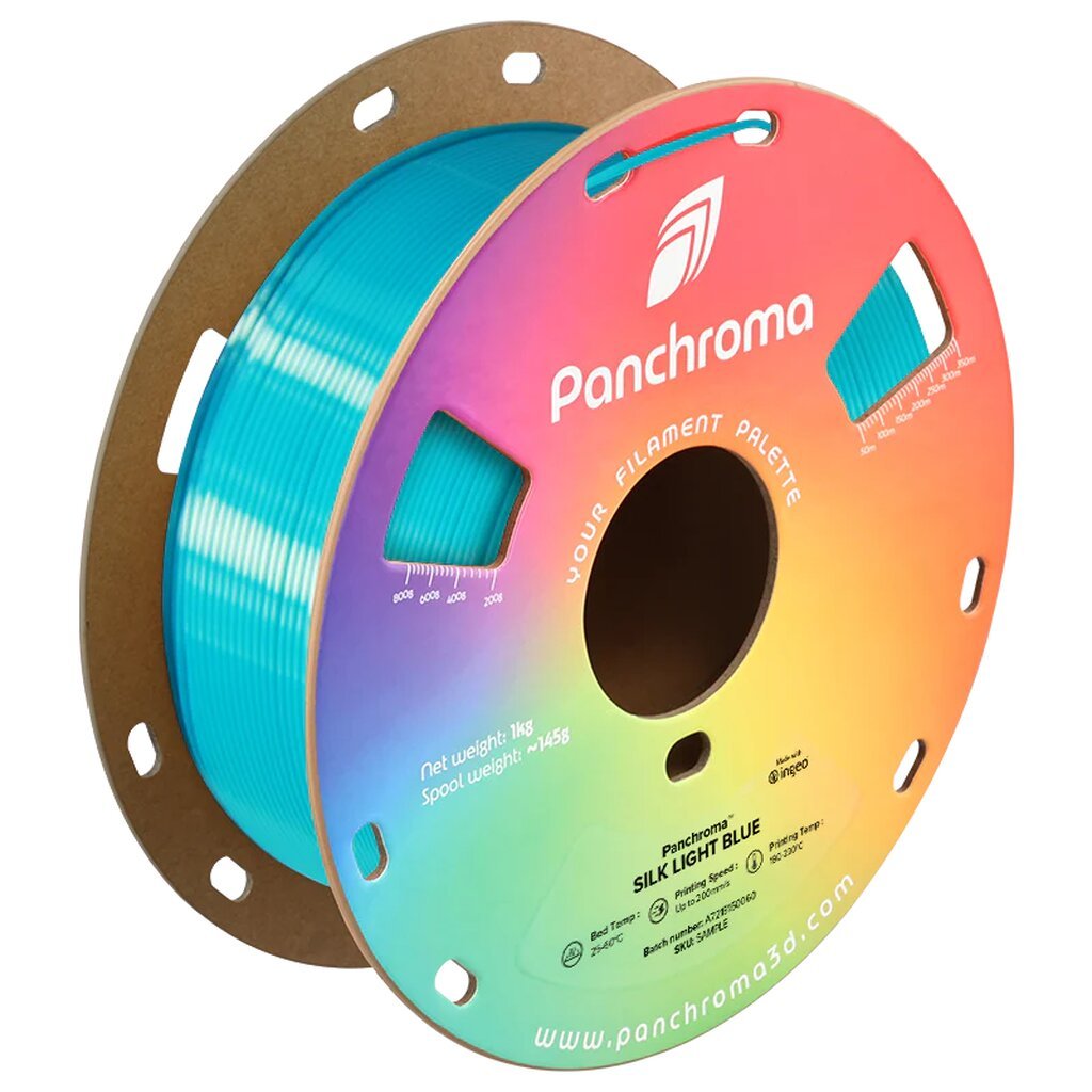 PolyLite/Panchroma PLA Silk Polymaker 3D Filament เส้นพิมพ์สามมิติ สีเงาพิเศษ 1.75mm 1KG