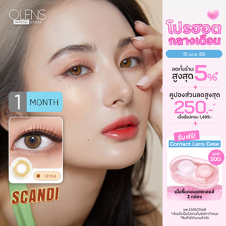 OLENS -  Scandi (1Pair) 1 Month - โอเลนส์ รายเดือน 1 คู่