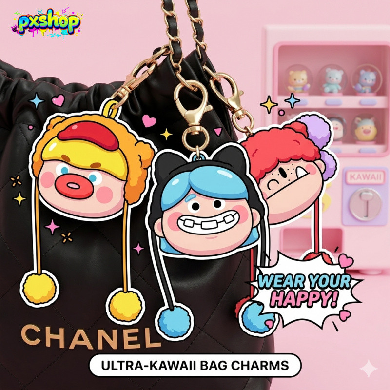 [ของแท้] กล่องสุ่มพวงกุญแจตุ๊กตา Ugly-Cute สัตว์หน้ากวนคอลเลกชันฤดูหนาว พร็อพห้อยกระเป๋าสุด Kawaii ของขวัญผู้หญิง [พร้อมส่ง]