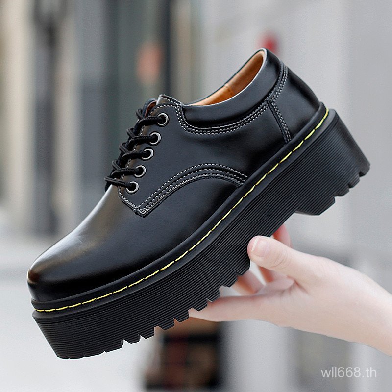 Dr. Martens รองเท้าผู้หญิง หนังคุณภาพ มีพื้นหนากันกระแทก HRDU