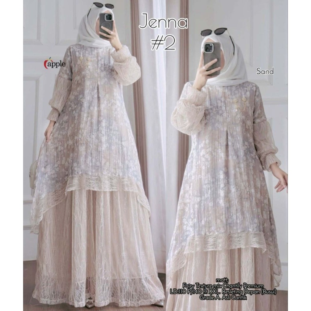 Jenna Dress Women Apple alya store