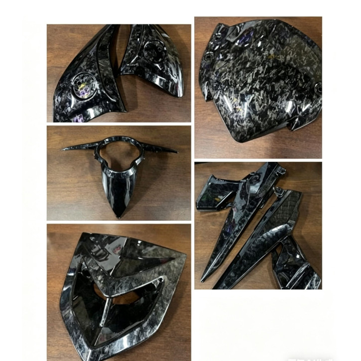 [ ชุดฝาครอบคาร์บอน BATIK 7 ชิ้น ] LC135 V2-V7 HLD ฝาครอบคาร์บอน ACCERSSORIES ชุด