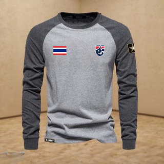 เสื้อกีฬาแขนยาว แห้งเร็วและระบายอากาศดี เหมาะสำหรับทั้งชายและหญิง