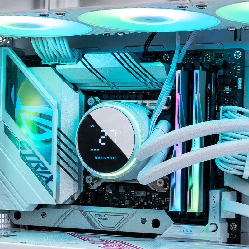 Valkyrie GLA360 B360GT All-in-One หม้อน้ํา CPU ระบายความร้อนด้วยน้ําสมาร์ทดิจิตอลจอแสดงผลหน้าจอ ARGB