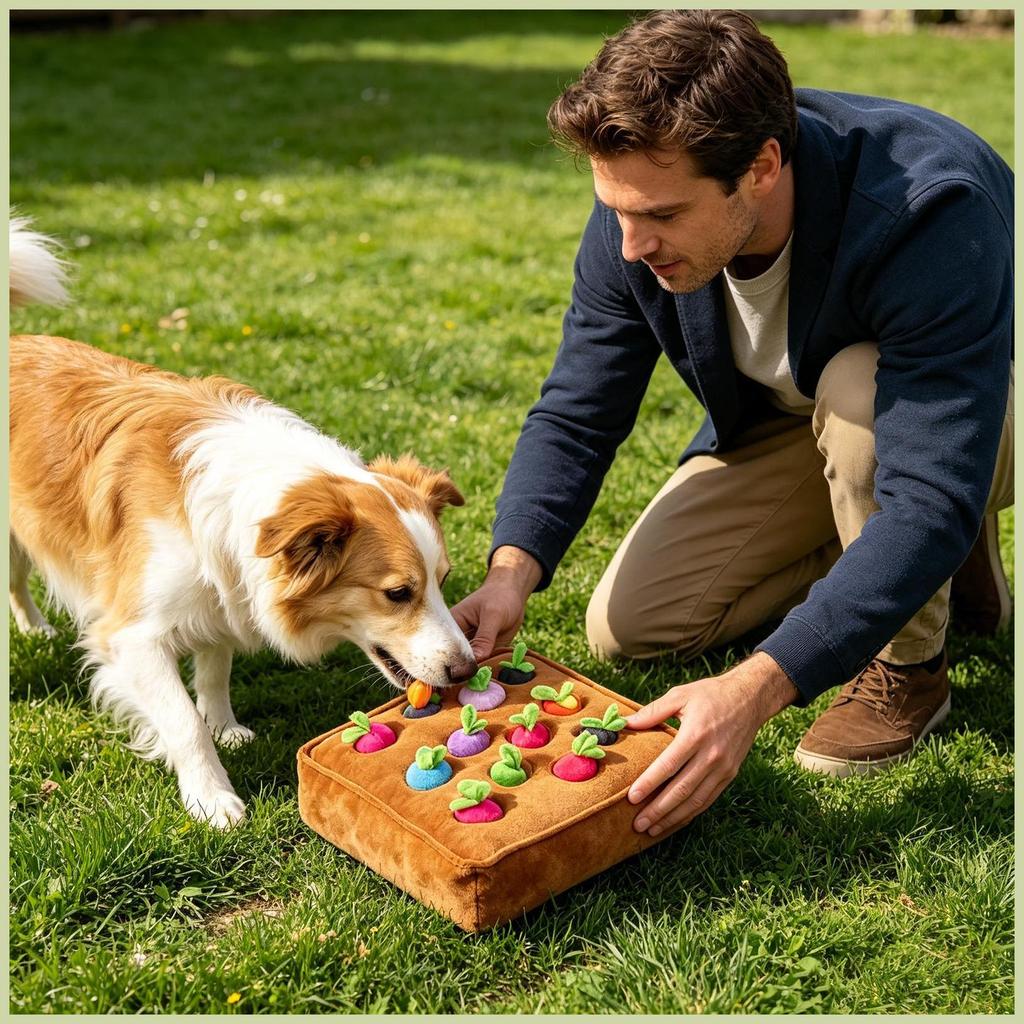 สุนัขดมกลิ่นเสื่อตุ๊กตาแครอทลูกสุนัข Olfactory Training Puppy Foraging Mat สําหรับสัตว์เลี้ยงผู้ปกคร