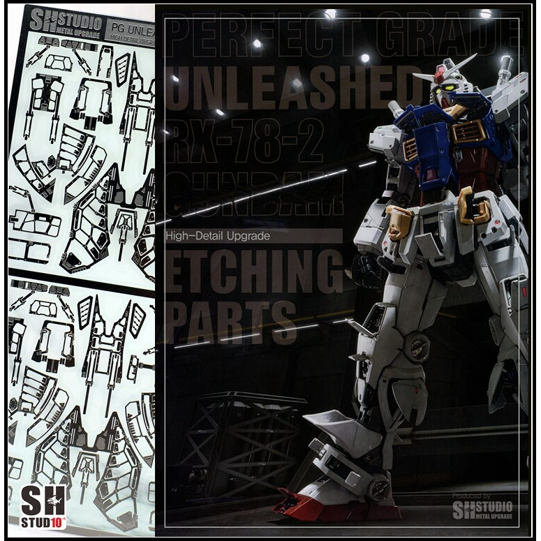SH000-1 SH STUDIO อัพเกรดชิ้นส่วนสลักโลหะสําหรับ PG PGU 1/60 RX-78-2 (ไม่รวมชุด)