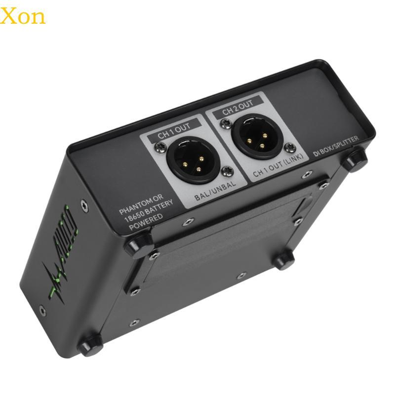 Xon DI20 DI BOX เครื่องกําจัดฮัมเพลงแบบพกพาช่วยเพิ่มความชัดเจนในระหว่างสตูดิโอในการแสดงงานสดบันทึกคว