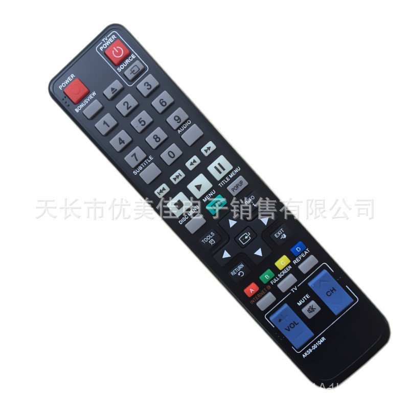 เหมาะสําหรับ Samsung Blu-ray DVD รีโมทคอนโทรล AK59-0014R AK59-0019A BD-C5500 C7500