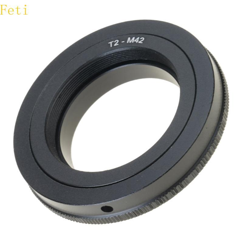Feti M42x0 75 ด้ายเลนส์อะแดปเตอร์แหวน T2-M42 Telephoto พับเลนส์ M42 สกรูสําหรับอะแดปเตอร์กล้องแหวน T