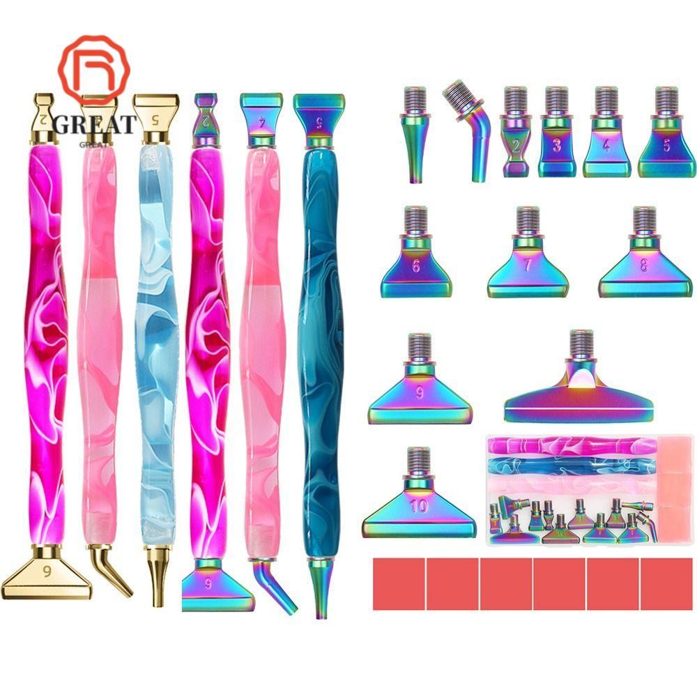 GREAT Diamond Painting Pen 5d Glitter Diamond Cross Resin Pen