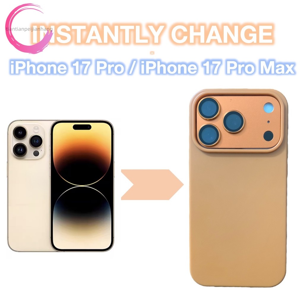 INSTANTLY CHANGE iP 17 Pro / iP 17 Pro Max สําหรับ iPhone 14 15 16 Pro Max เคสโทรศัพท์กล้องป้องกันฟิ