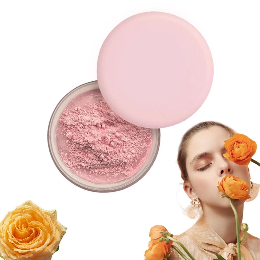 Beauty Setting Powder Beauty Blurring Powder, Setting Powder Pink Powder Loose Setting, Ultimate Blu