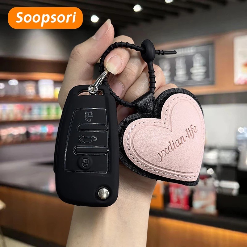 Soopsori TPU อุปกรณ์เสริมสมาร์ทคีย์เหมาะสําหรับ Chery C5 ev/Tiggo 8pro/Tiggo 7pro/OModa 5/OMODA E5/T