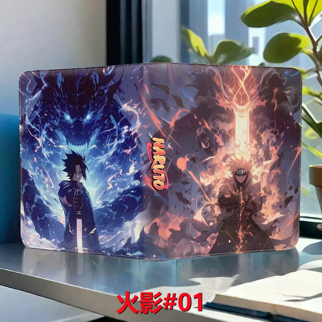 สมุดการ์ดนารูโตะ 9 พระราชวัง สมุดเก็บการ์ดซิปหนังหลวมใบ