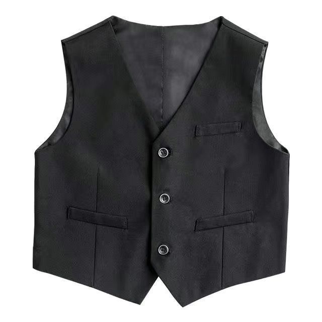 สินค้าใหม่! เสื้อกั๊กดีเทลด์สำหรับเด็กชายไซส์พิเศษ สไตล์กระโหลกเกาหลี - รูปที่ 7