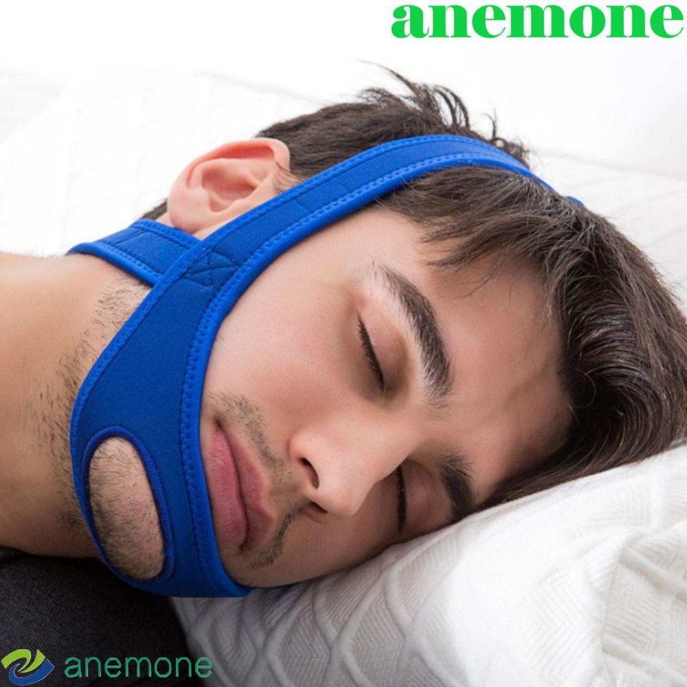 ANEMONE Anti-snore Band, Chin Apnea ปรับหยุด Snoring สายคล้อง, Sleep Guard Jaw-Over Neoprene Breatha