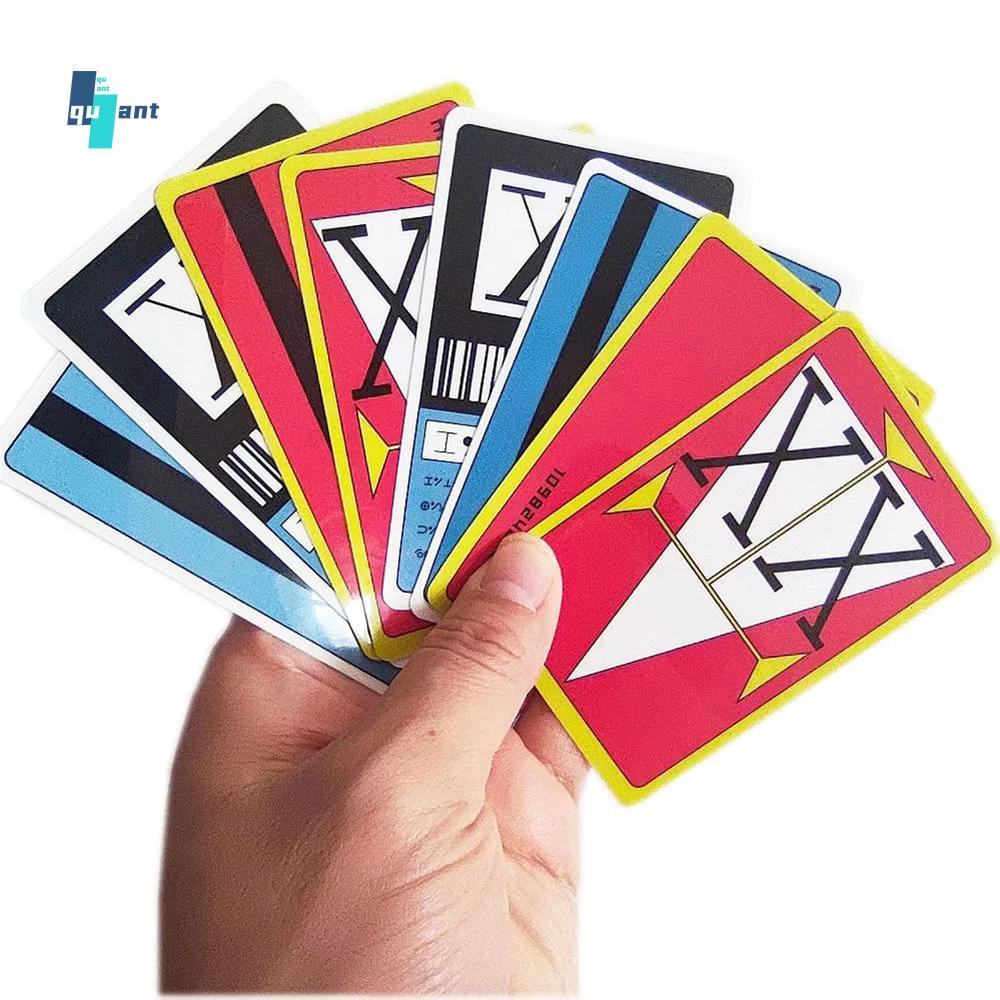 QUANTUMSKY Hunter x Hunter ญี่ปุ่นอะนิเมะเครื่องแต่งกาย Props Kurapika Killua Zoldyck การ์ด PVC