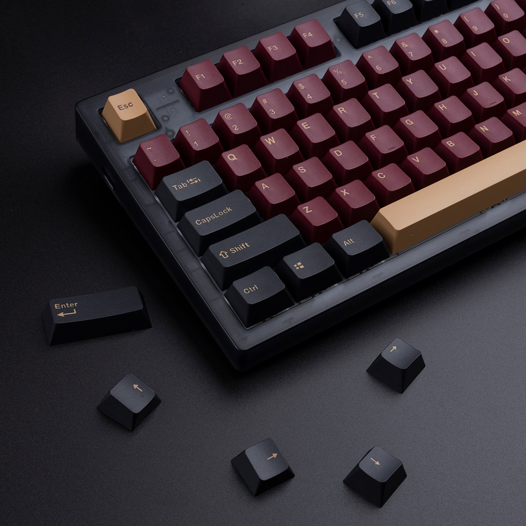 Red Samurai olivia Whistle Graphite Blue Keycap OEM ความสูง pbt หัวฉีดสองสี 98 87 84 68