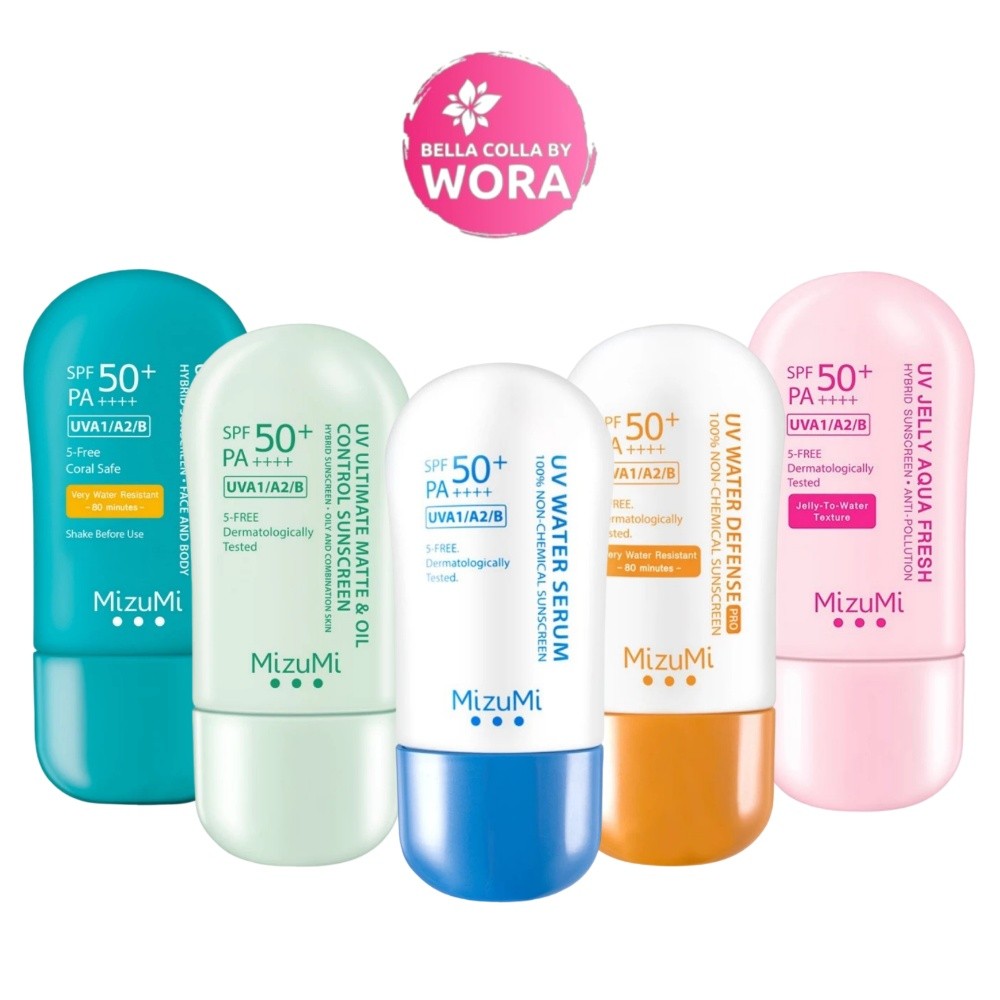 [1 หลอด] MizuMi UV Water Serum / Defense Pro / Sport / Jelly Aqua / Matte & Oil มิซูมิ ครีมกันแดด [40 กรัม/หลอด]