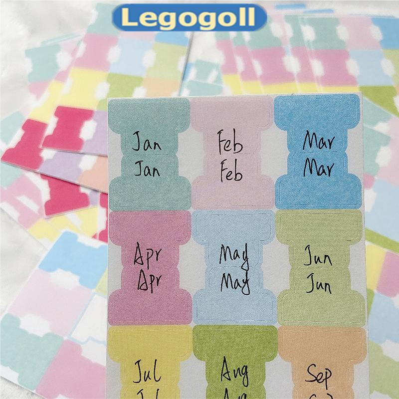 Legogoll 5 แผ่นสติกเกอร์ฉลากดัชนีแบบมีกาวในตัวส่วนบุคคล Bible Journaling Tabs Flag ใหม่
