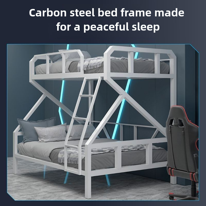 Double Decker Steel Bed Frame Heavy Duty Extra Thick Steel double decker bunk bed/ ikea bed/ double 