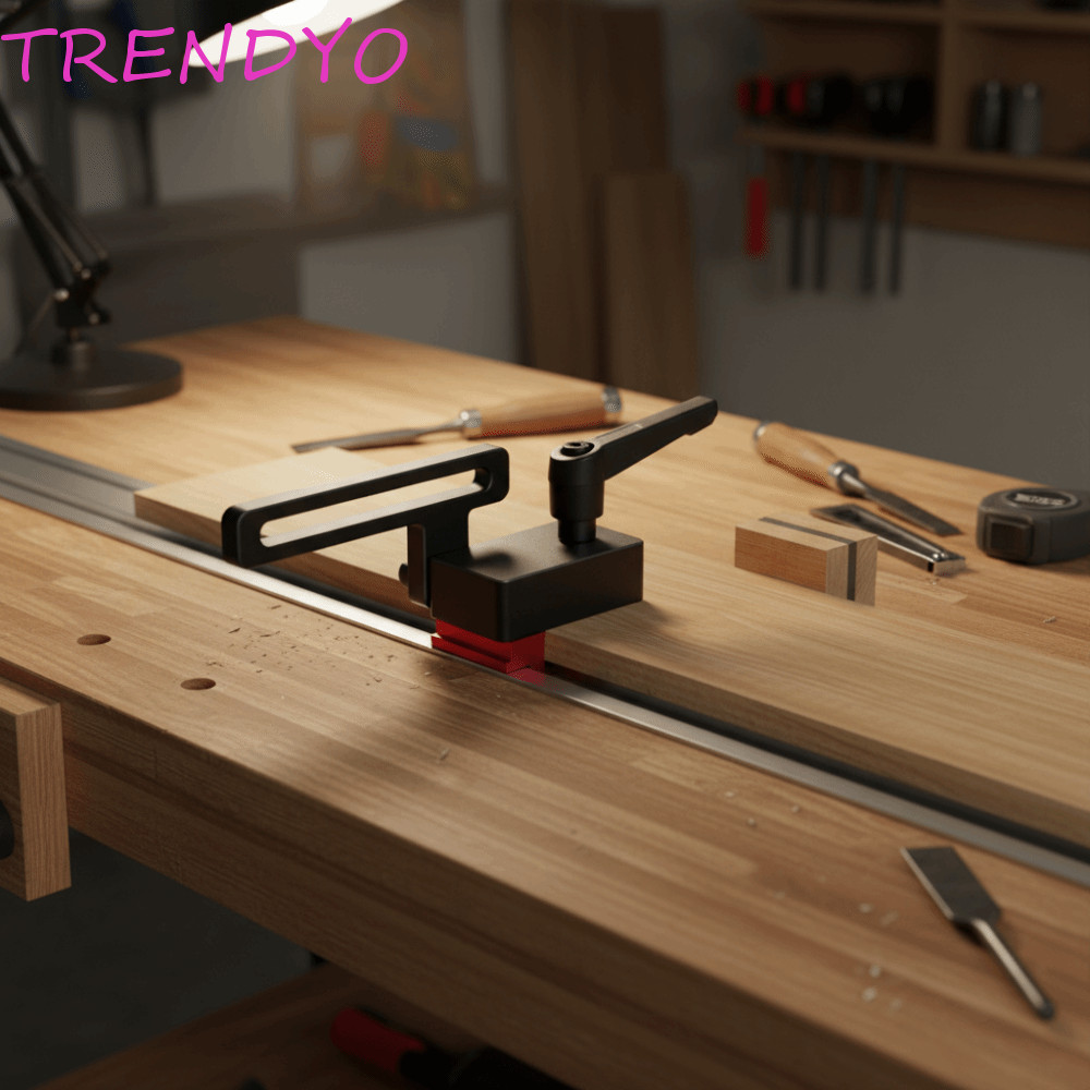 TRENDYO Miter Track Stop, ล็อคกลไกอลูมิเนียมก่อสร้าง T Track Stop Block, Standard T-track 30 ประเภทก