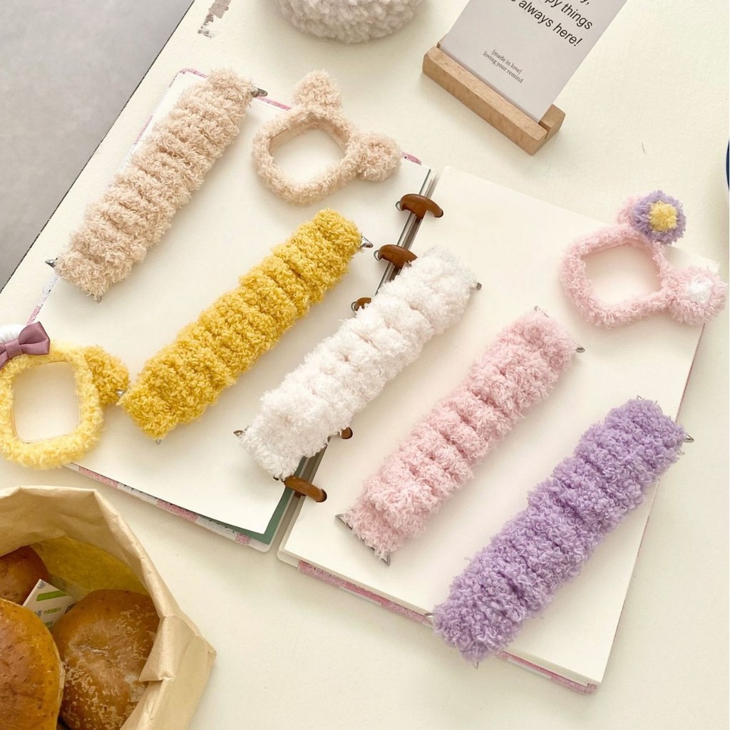 สายเคสตุ๊กตาทํามือเค้กน่ารักเหมาะสําหรับ Apple Watch iwatch11 Generation987654อัลตร้า/SE12.20