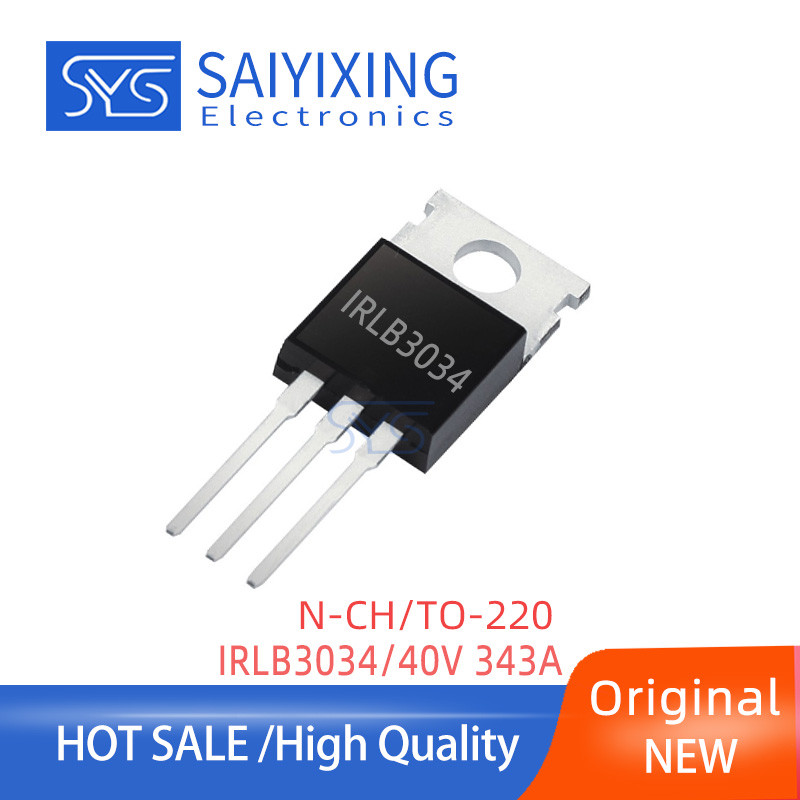 5PCS ใหม่ IRLB3034 TO-220 N ช่อง 40V 343A Field Effect Control IRLB3034PBF LB3034
