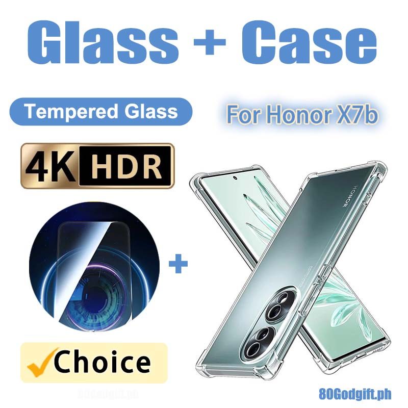 2 IN 1 ฟิล์มแก้วสําหรับ Honor X7B TPU สําหรับ Honor X7b X7d X7a X7c X9D X9c สมาร์ท X8a X8c X8b X6a X