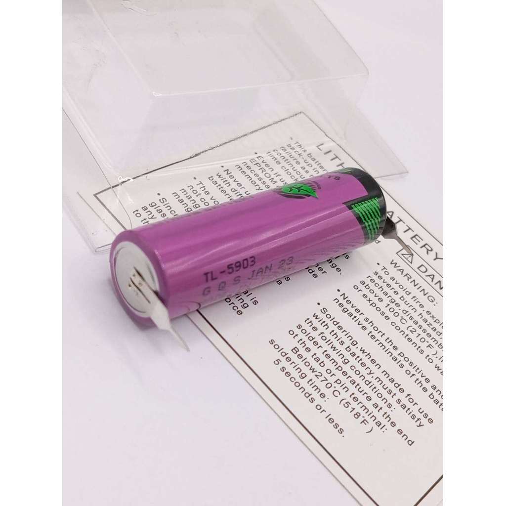 Newแท้ TL-5903 TADIRAN 3.6v Battery ขาลงปริ้น