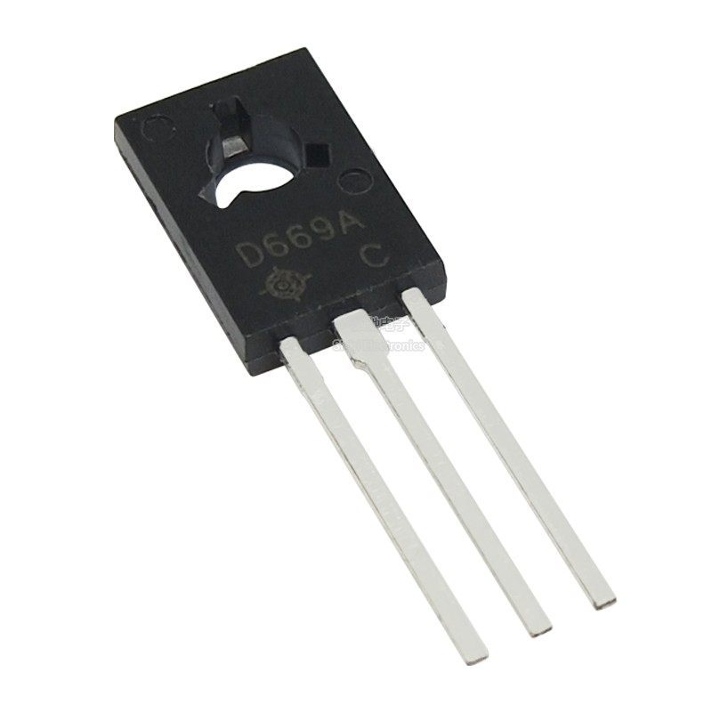 ยี่ห้อใหม่ชิปขนาดใหญ่ 2SD669A TO-126 Triod D669A เครื่องขยายเสียง Push Tube D669