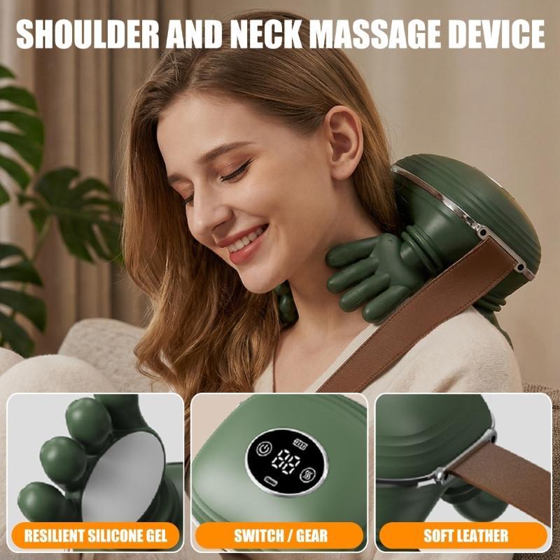 SV มือไหล่คอผ่อนคลายระบบ 4D นวดพร้อมจอแสดงผลดิจิตอล LCD