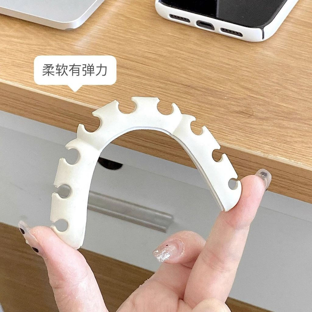 TB Spot Goods#Desktop Cable Organizer Mobile Phone Charging Cable Data Cable Storage Artifact Organi